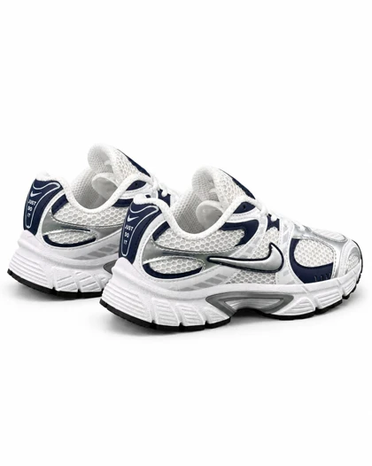 کفش کتانی زنانه رانینگ مدل نایکی V5 سفید سرمه ای Nike V5
