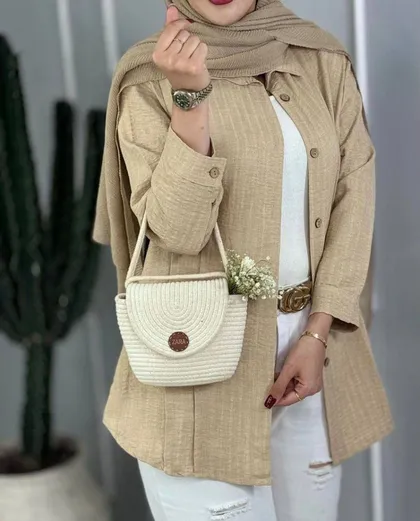 شومیز مانتویی دبل پیله کد 250