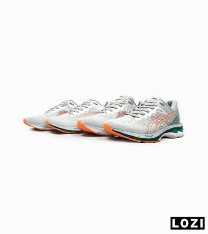کتانی بزرگ پا طوسی روشن نارنجی ASICS GEL-KAYANO 27