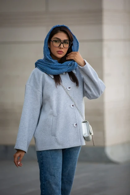 پالتو فوتر کجراه یقه شکاری