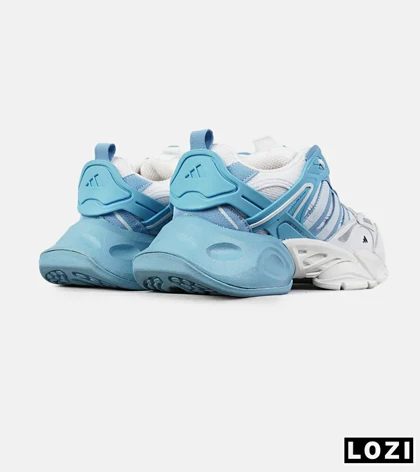 کفش کتانی مردانه و زنانه سفید آبی ADIDAS performance x9000l4 مدل 7626