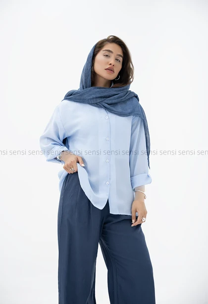 شومیز یقه vکد1004028