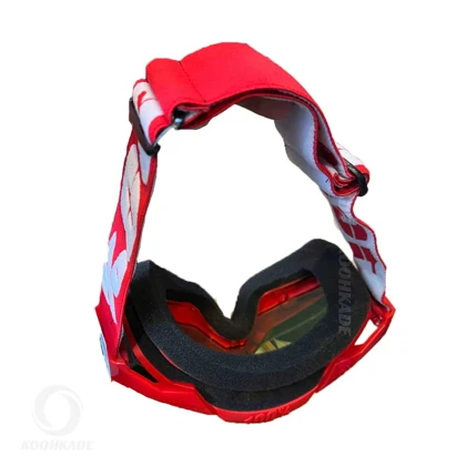 عینک طوفان و اسکی 100% RACECRAFT Red درجه یک