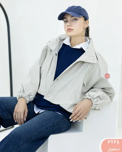 بارانی کلاهدار ایوا 6268