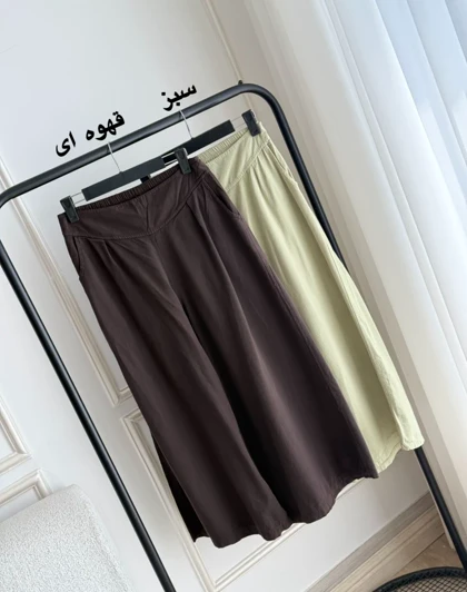 دامن شلواری لینن ترانه کد C-9006