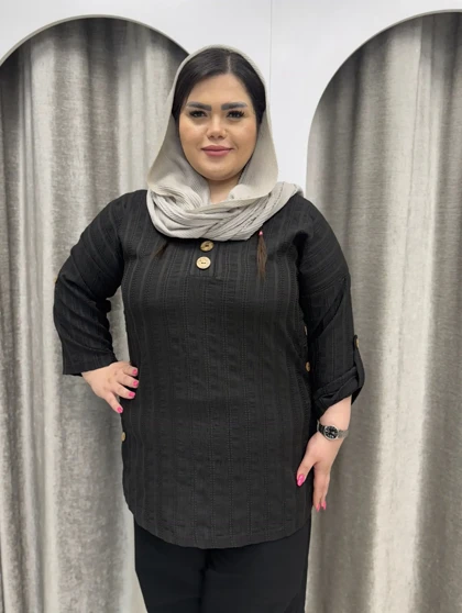 شومیز جلو بسته کوک دوزی 319