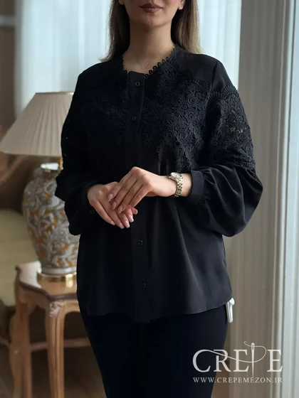 شومیز مجلسی جلو گیپور