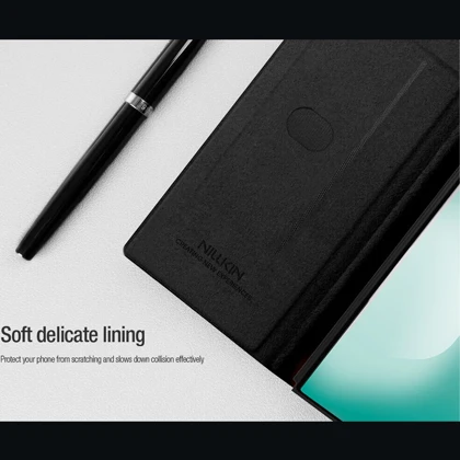 کیف گوشی موبایل سامسونگ Galaxy Z Fold 7 5G نیلکین Nillkin Qin Pro Leather