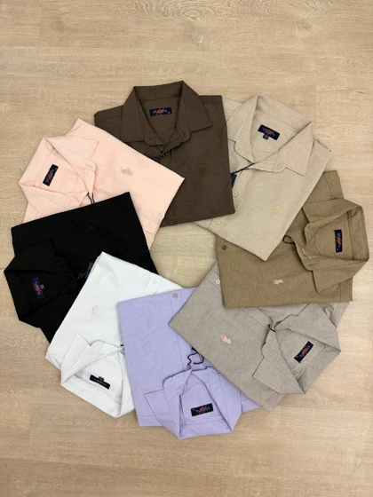 پیراهن ساده آستین بلند پنبه کد 2475