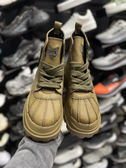 نیم بوت لژدار مردانه نیکدولف سبز