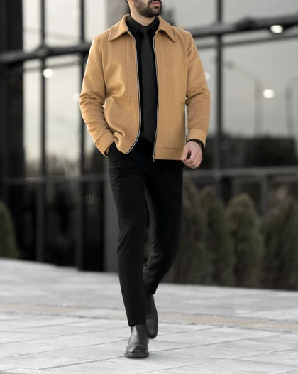 کاپشن شتری کد j157