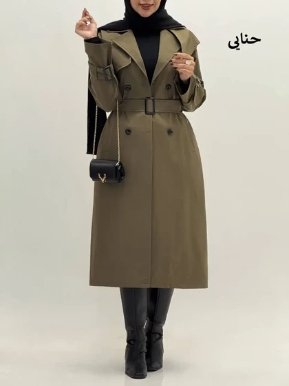 3987-بارانی بلند تیدا