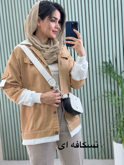 مانتو کتان دورس ترکیبی