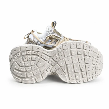 کفش کتانی مردانه مدل بالنسیاگا اسپایدر کاستوم بژ 1 BALENCIAGA SPIDE