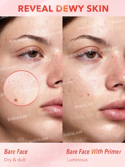 پرایمر سرمی صورت شیگلم مدل Melon Melt حاوی نیاسینامید حجم 30 میل