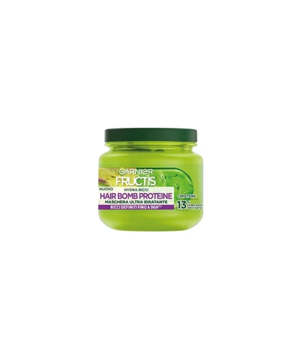 ماسک مو پروتئین و آبرسان گارنیر مناسب موهای فر حجم 320 میلی‌لیتر