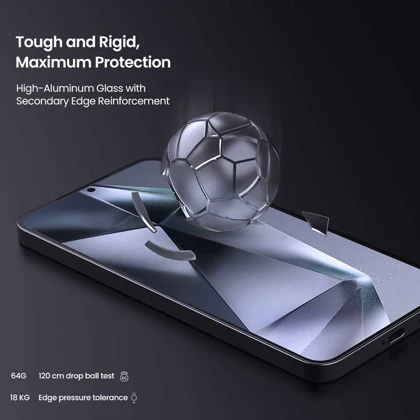 گلس شفاف سامسونگ گلکسی اس 25 اولترا نیلکین همراه با ابزار نصب Amazing H+ Pro