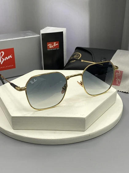 عینک آفتابی Ray-Ban RB8094 دو رنگ طلایی/مشکی عدسی کریستال ضد UV
