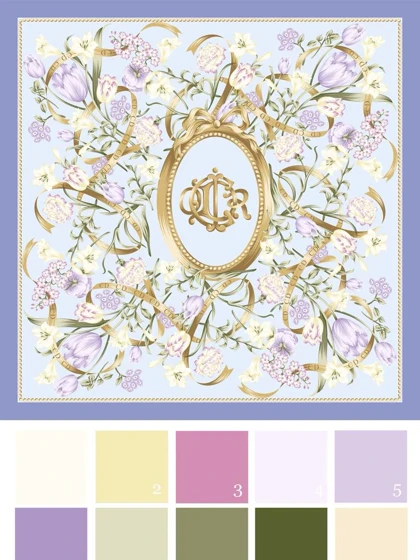 روسری ابریشم لنا