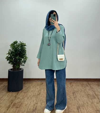مانتو جلو بسته سها(ایراد دار)