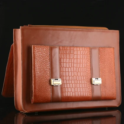 کیف اداری مردانه چرم یلسان مدل آرات کد 069-PRM