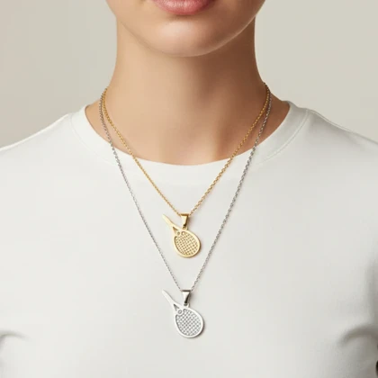 گردنبند ست عاشقانه تنیس