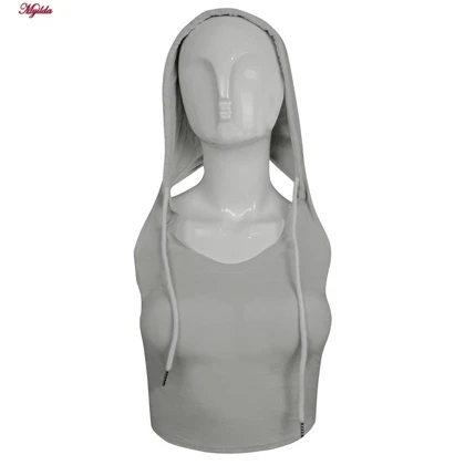 کراپ تاپ کلاه دار زنانه رنگ طوسی ماییلدا مدل 5260-259