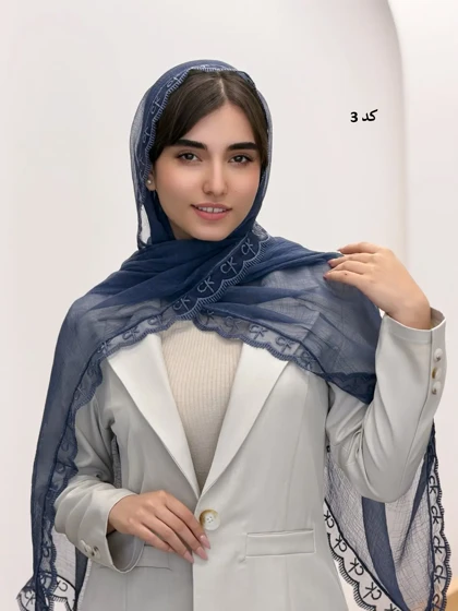 6494-شال حریر ژیوا