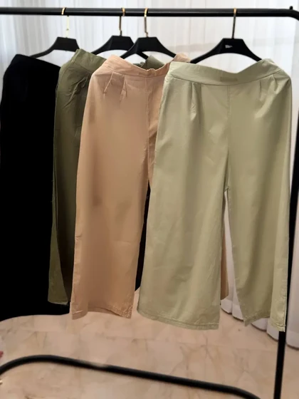 شلوار دامنی لینن 3118