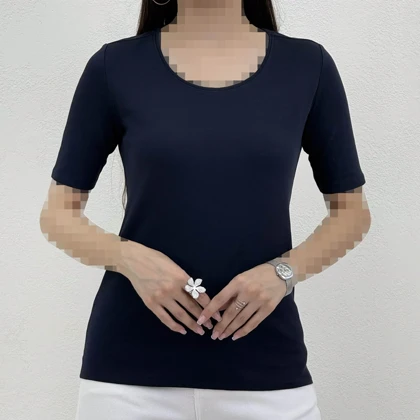 تیشرت زنانه یقه گرد بیسیک | آی بولک