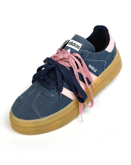 کتانی زنانه آدیداس مدل Adidas Gazelle Bold Dark Blue