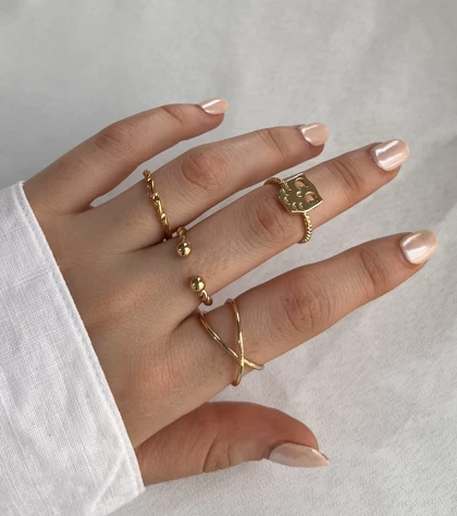 پک انگشتر اقتصادی طلایی2