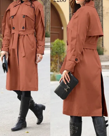 بارانی بلند کد 2206