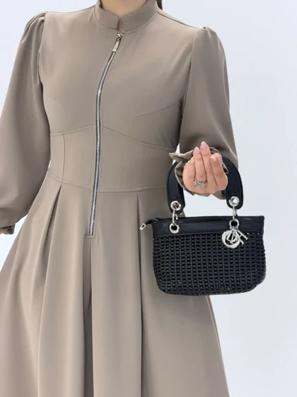 6843-کیف حصیری Dior