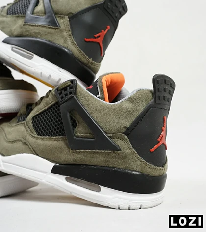 کتانی ساق‌دار مردانه سبز Nike air jordan 4
