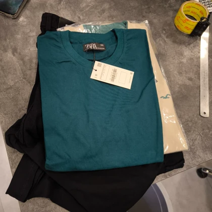 تیشرت ساده بیسیک اسلیم فیت مشکی مردانه * نخ پنبه اعلا