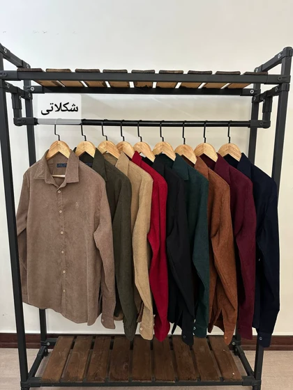 پیراهن مخمل کبریتی 2594