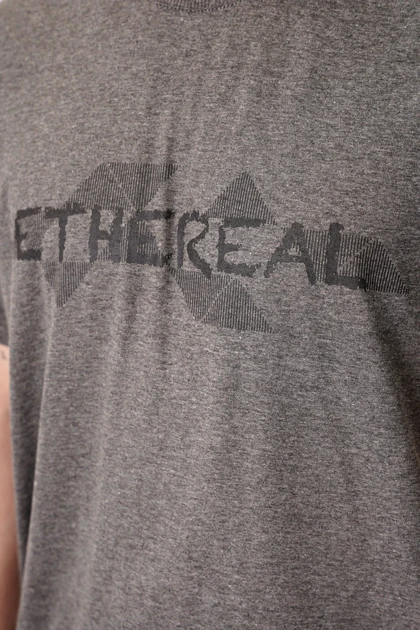 تیشرت یقه کشبافت چاپی ethereal مردانه