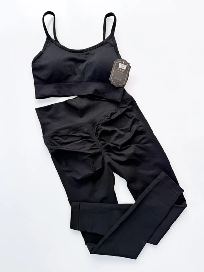 ست نیم‌تنه کاپ‌دار پشت‌باز بندی و لگ پشت چروک سیملس