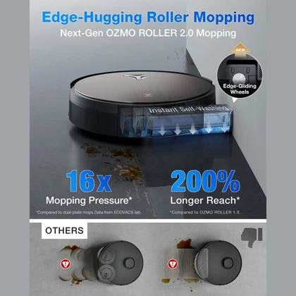 جارو رباتیک اکووکس ECOVACS مدل DEX99-1 با قابلیت تی کشی