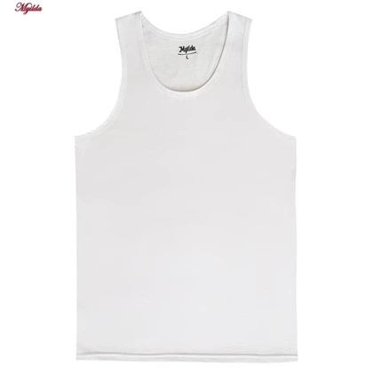 زیرپوش رکابی مردانه ماییلدا مدل پنبه‌ای سفید کد 4712-3 بسته 3 عددی