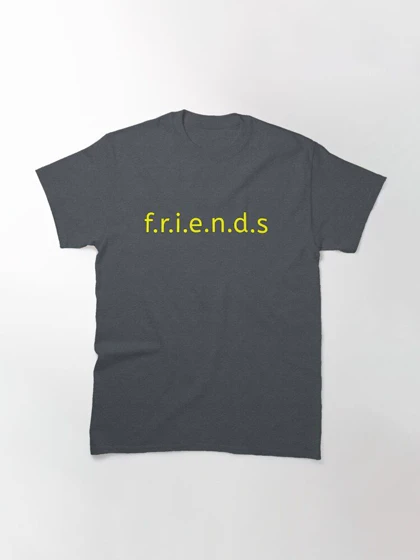 تیشرت فرندز طرح نوشته فرندزfriends کد 95448