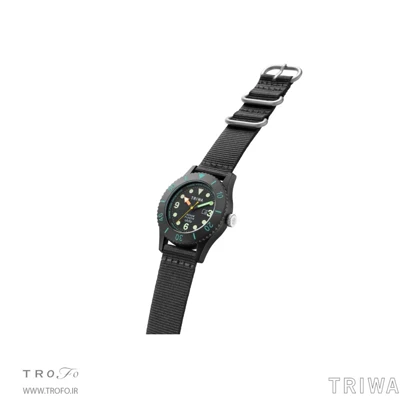 ساعت مچی عقربه ای زنانه مردانه تریوا (TRIWA) مدل SUB Ocean Plastic Orca