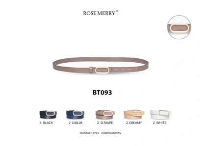 کمربند زنانه رزمری مدل Rose Merry BT093