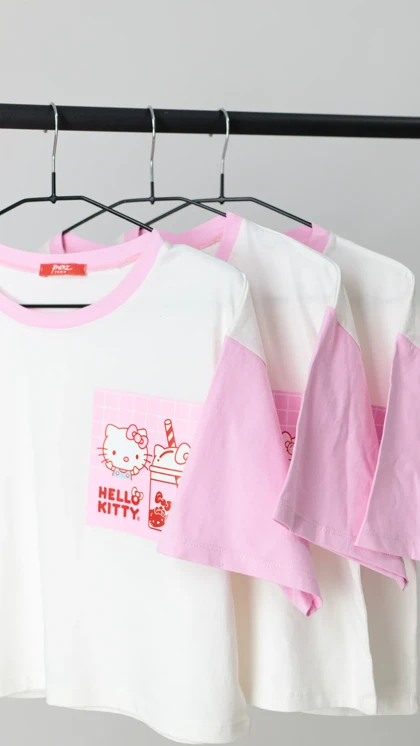 تیشرت کراپ کیتی