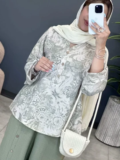 ست آبرنگی دکمه چوبی