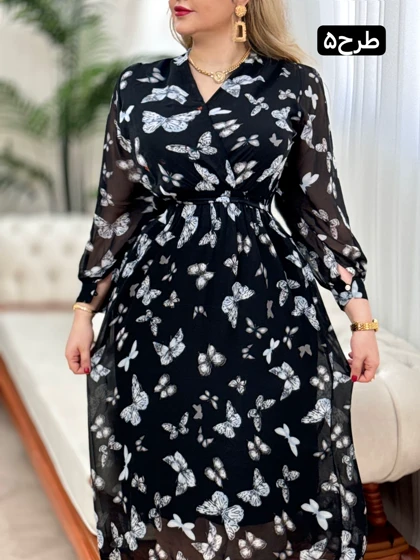 پیراهن حریر ملیکا 2755