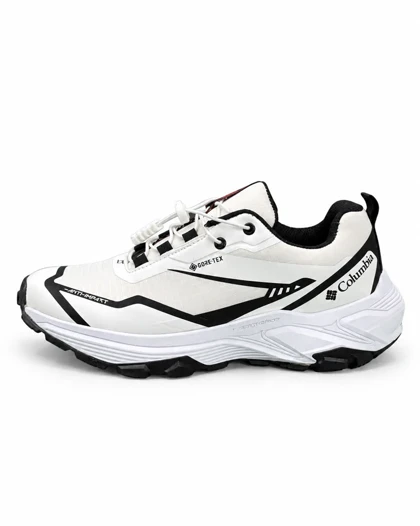 کفش کتانی رانینگ مردانه کلمبیا گورتکس سفید مشکی Columbia Goretex
