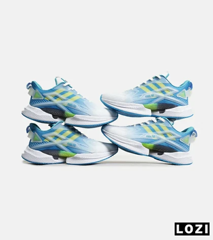 کفش کتانی مردانه و زنانه آبی لیمویی سفید Adidas SUPERNOVA 3 مدل 7024