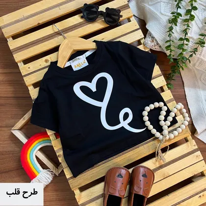 کراپ مشکی دخترانه